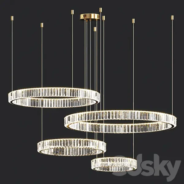 3DSky - Lamparas Crystal Chandelier Collection - Image 2