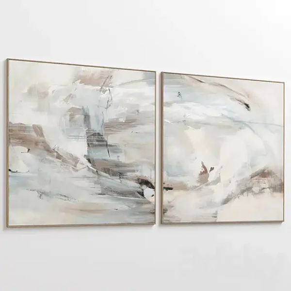 3DSky Large Abstract Neutral Wall Art C 425 - Image 4
