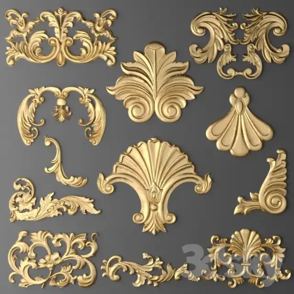 3DSky - Stucco Elements Set