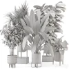 3DSky - Indoor Plants in Ferm Living Bau Pot Large Set 879 - Image 4