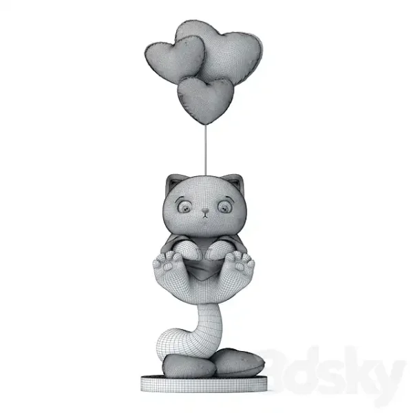 3DSky - Cat and Balloons - Image 2