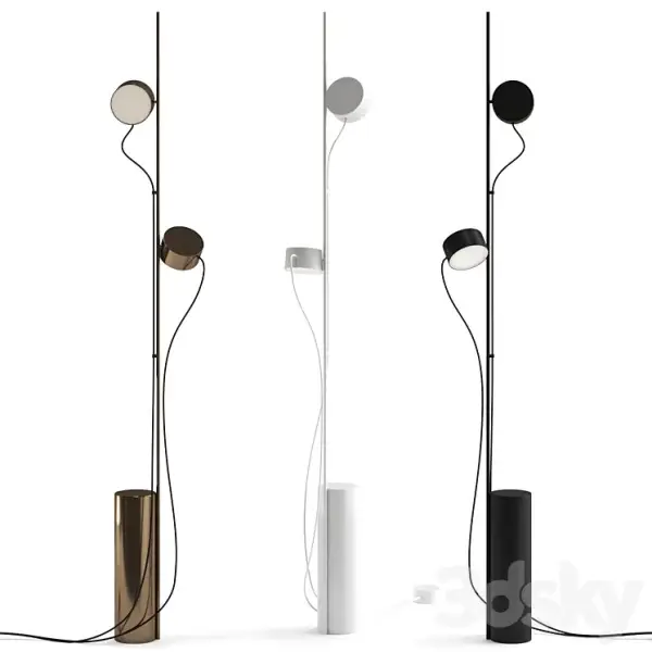 3DSky Post Led by Earnest Studio from Muuto Floor Lamp