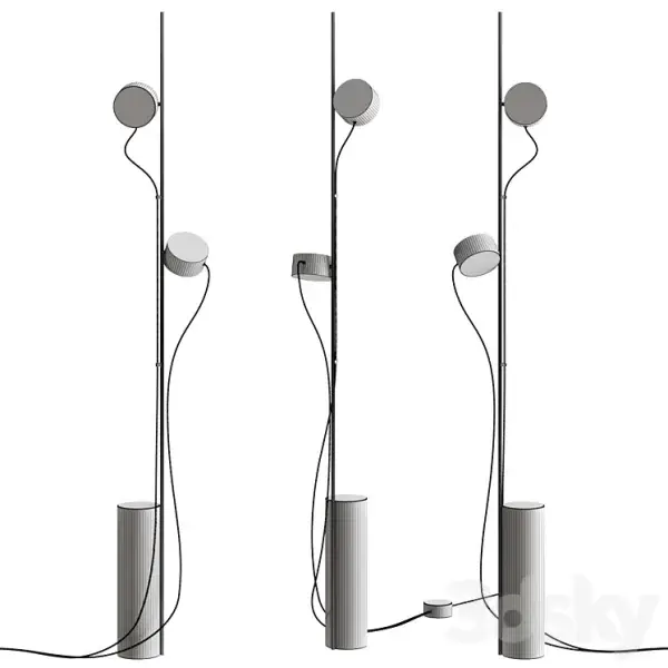 3DSky Post Led by Earnest Studio from Muuto Floor Lamp - Image 2