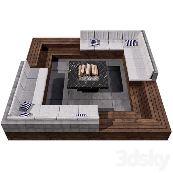 3DSky - OUTDOOR SITTING AREA NO2 - Image 2