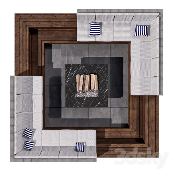 3DSky - OUTDOOR SITTING AREA NO2 - Image 3