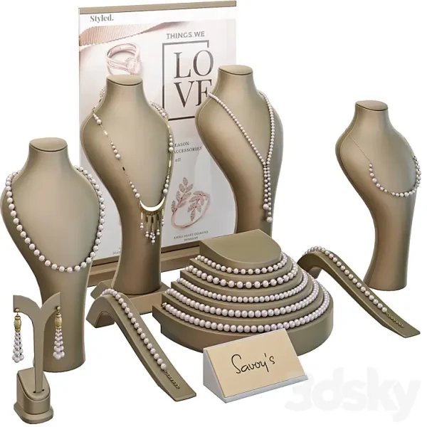3DSky - Jewelry Showcase for a Store 3