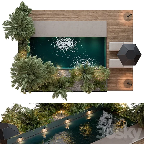 3DSky - Landscape Furniture with Pool 69 - Image 2