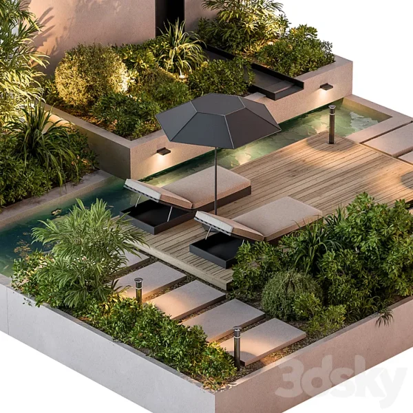 3DSky - Landscape Furniture Backyard 70 - Image 3