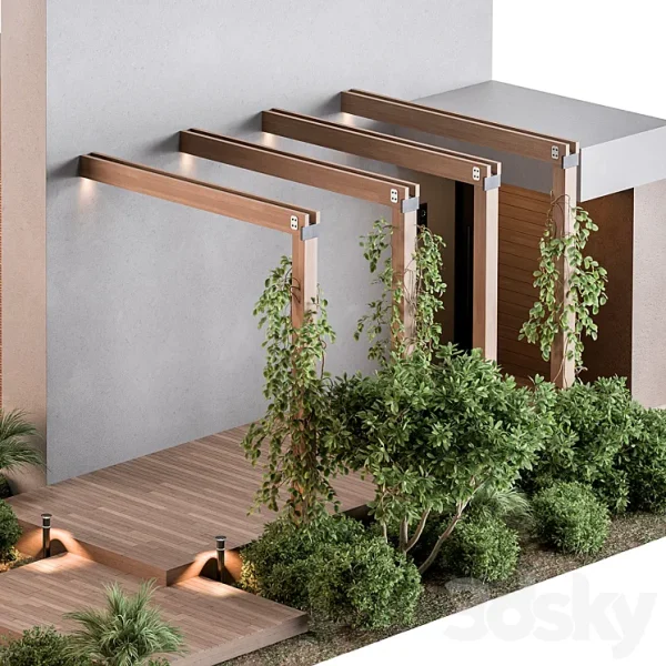 3DSky - Outdoor Entrance and Fence 12 - Image 2