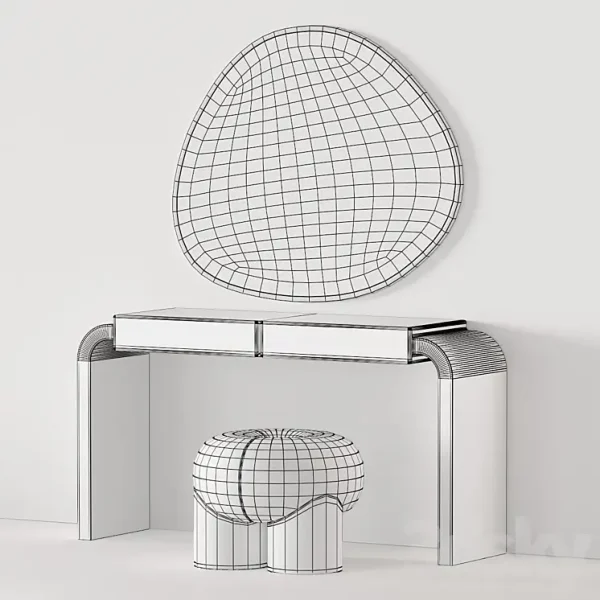 3DSky - Table Nebo Pouf Ollie Mirror SPOT M - Image 3