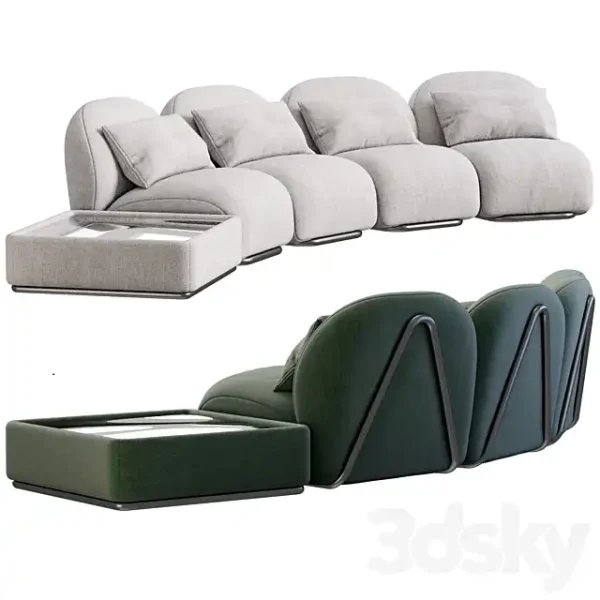 3DSky - Sofa Victoria By Tacchini