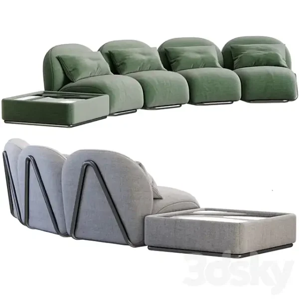 3DSky - Sofa Victoria By Tacchini - Image 2
