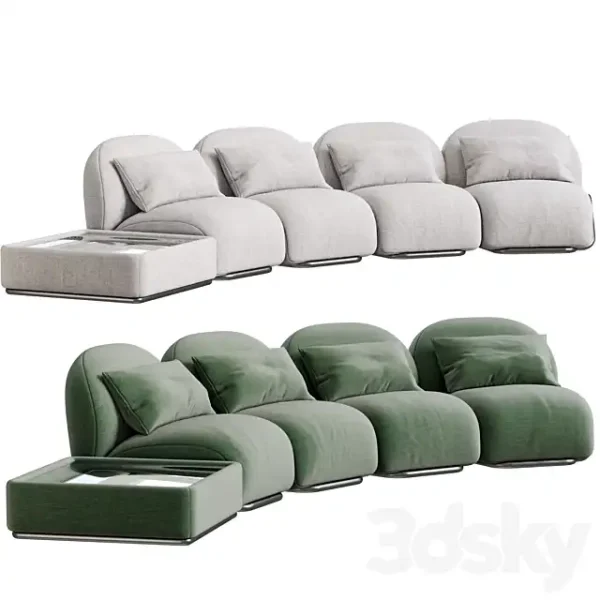 3DSky - Sofa Victoria By Tacchini - Image 3