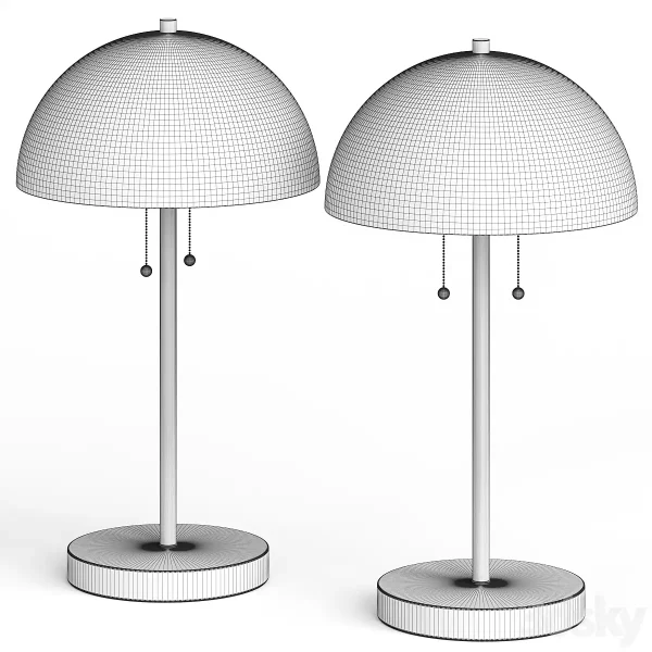 3DSky - West Elm Bowie Table Lamp - Image 2