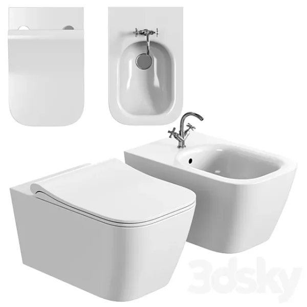 3DSky - Toilet By GSI Ceramica NUBES