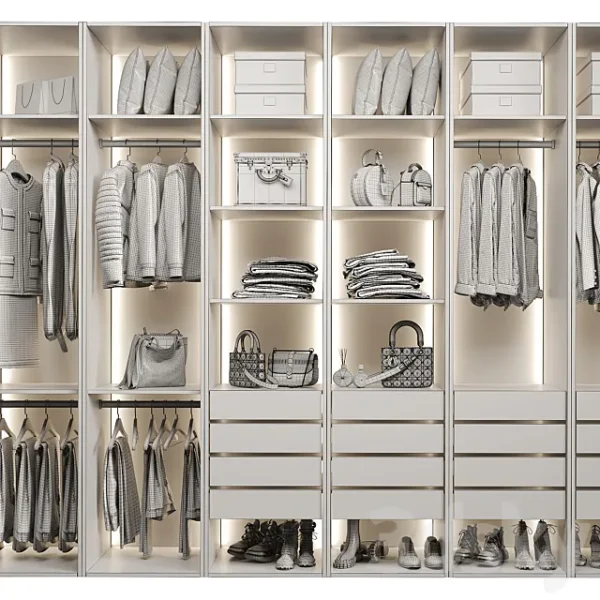 3DSky - Wardrobe with Glass Doors - Image 3