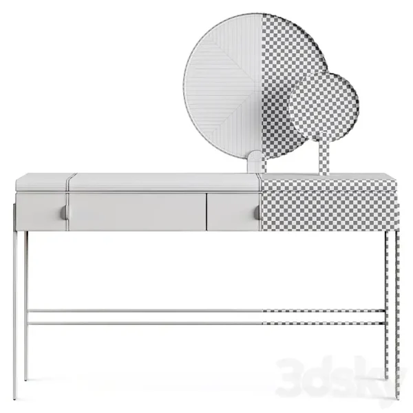 3DSky - Carpanese Home Vanity Desk 519 - Image 4
