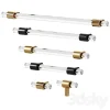 3DSky - Handles KRISTAL Acrylic & Brass by Meraki