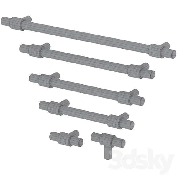 3DSky - Handles KRISTAL Acrylic & Brass by Meraki - Image 5