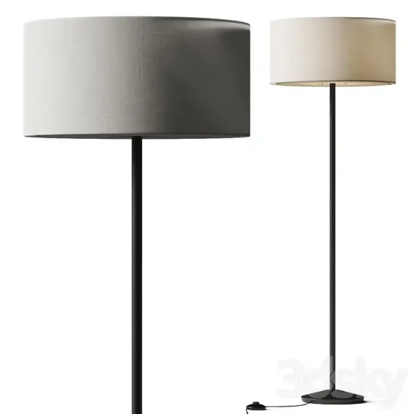 3DSky - Zara Home Wooden Body Floor Lamp
