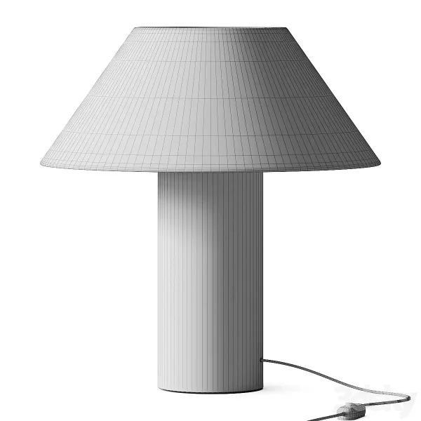 3DSky - Zara Home Ceramic Base Table Lamp - Image 3
