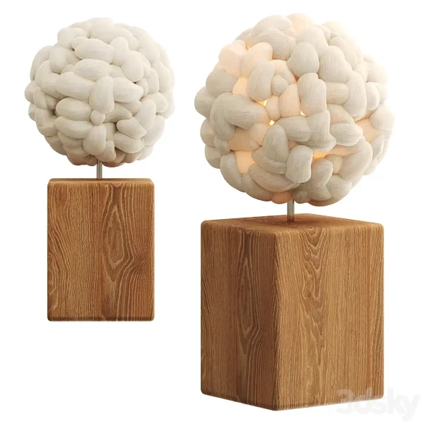 3DSky - Ball Table Lamp by Helen Loom