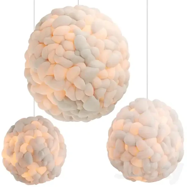 3DSky - Popcorn and Cloud Lamp by Helen Loom