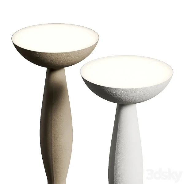 3DSky - Haos Natural 2020 01 Plaster Floor Lamp