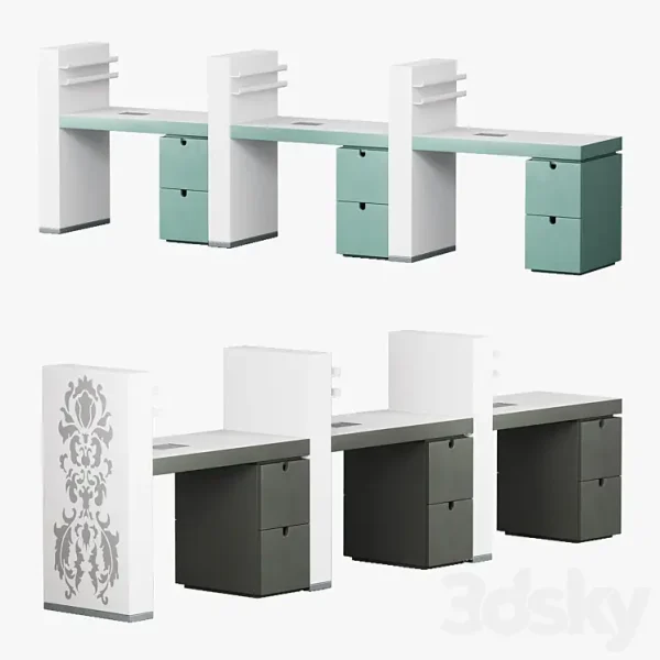 3DSky - Gamma & Bross Gloss Manicure Table Color - Image 4