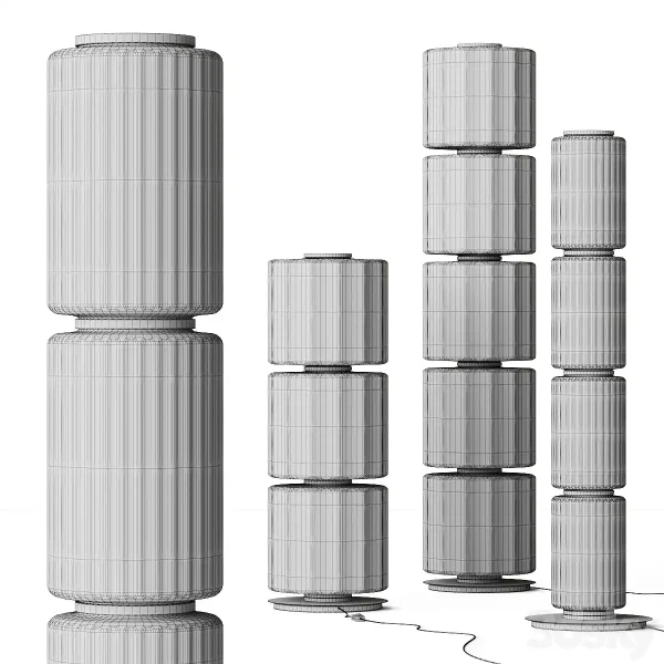 3DSky - And Column Floor Lamps - Image 3