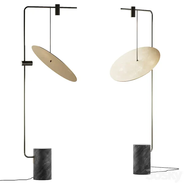 3DSky - 374 Lighting Fixtures 30 The Moon Floor Lamp