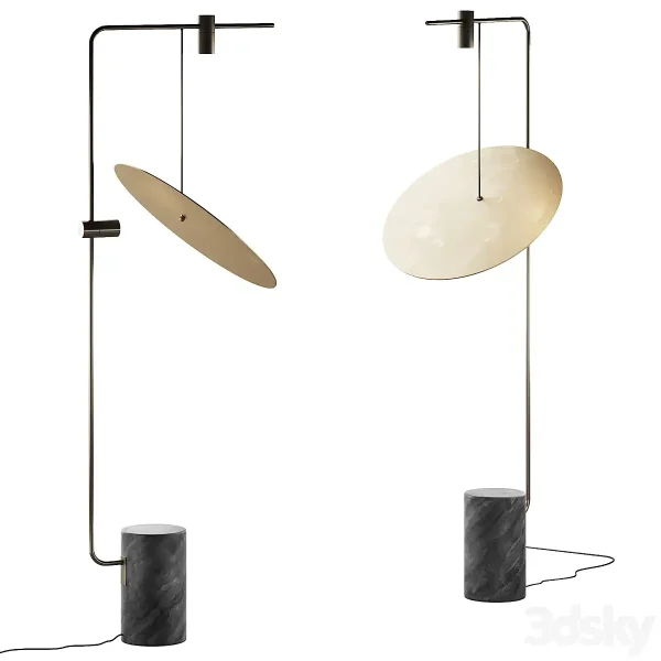 3DSky - 374 Lighting Fixtures 30 The Moon Floor Lamp - Image 4