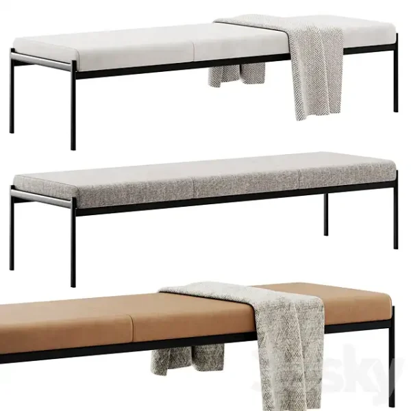 3DSky - Triple Bench Kiki by Artek