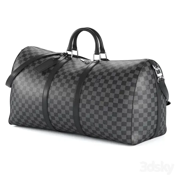 3DSky LOUIS VUITTON Keepall 60 Black