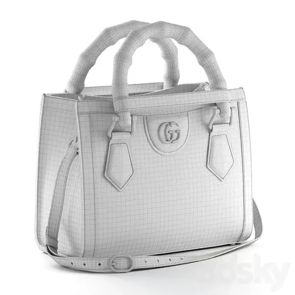 3DSky GUCCI Diana Mini Bag - Image 5