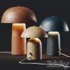 3DSky - Ceramicah Raku Tera Lime Plaster Table Lamps - Image 2