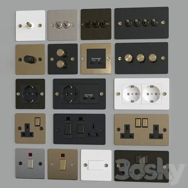 3DSky - Buster & Punch Switches & Sockets - Image 2