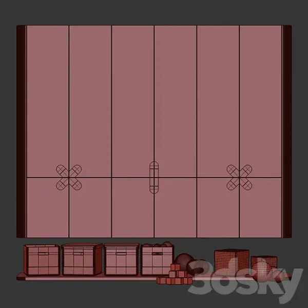 3DSky - Children Wardrobe 001 - Image 5