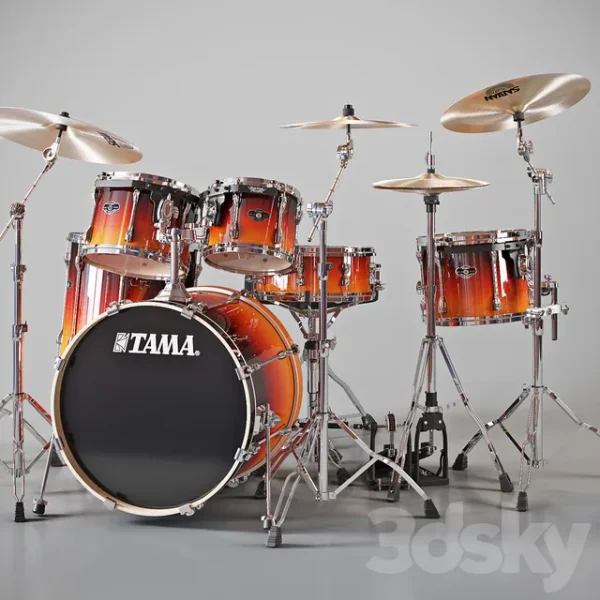 3DSky - Drum Kit Tama Superstar Custom