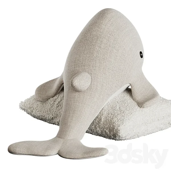 3DSky - Cute Plush Whale - Image 4