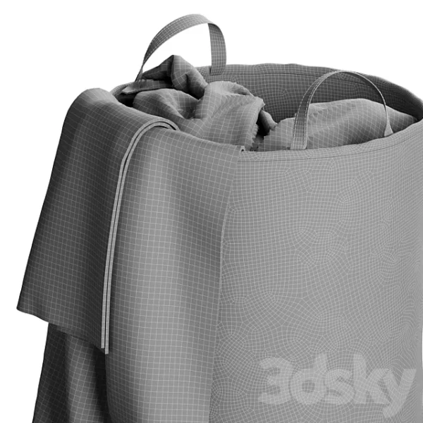 3DSky - Leather Laundry Basket - Image 4
