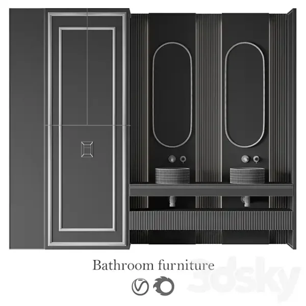3DSky - Bathroom Furniture No 30 - Image 4