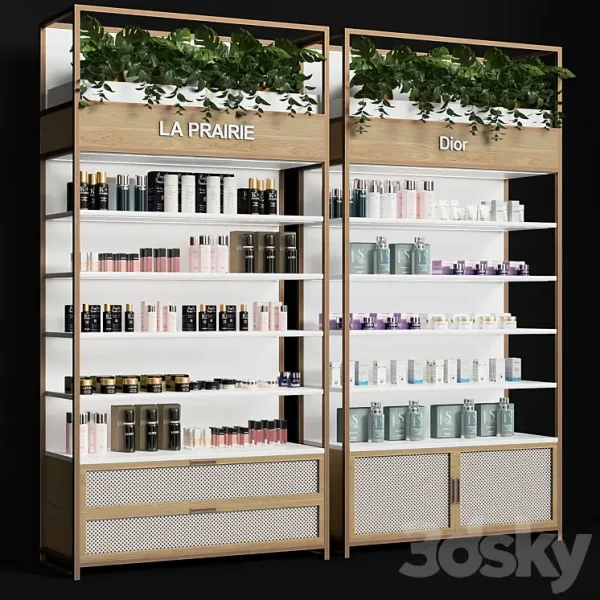 3DSky - Rack with Cosmetics 3