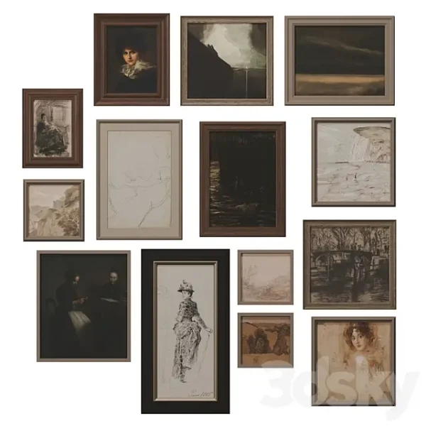3DSky - Set of Classic Paintings 40