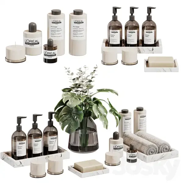 3DSky - Decorative Bathroom Set 004