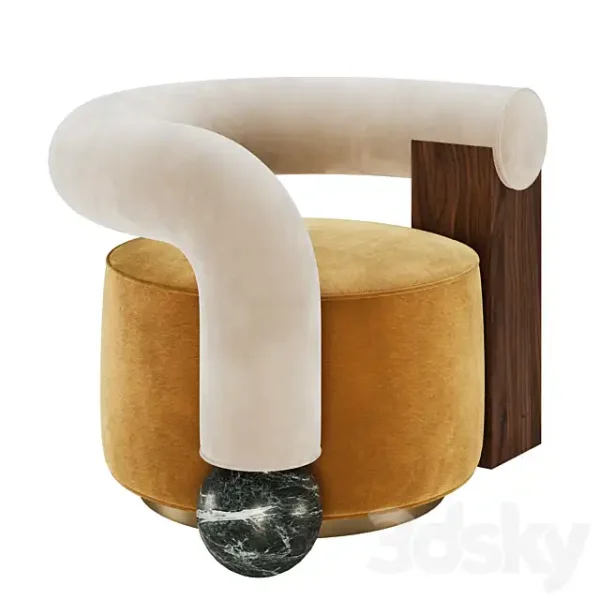 3DSky - Galatea Armchair by Malabar - Image 3