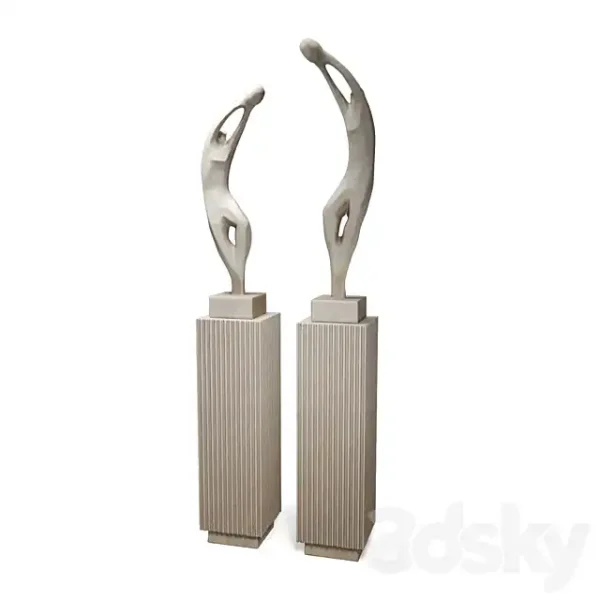 3DSky - Playing Figure Sculpture - Image 2