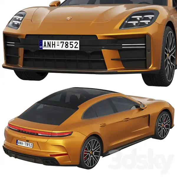 3DSky - Porsche Panamera Turbo E Hybrid 2024 - Image 4