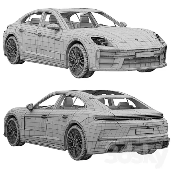 3DSky - Porsche Panamera Turbo E Hybrid 2024 - Image 5