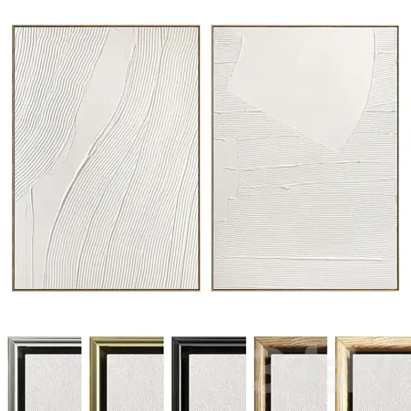 3DSky - Plaster Two Photo Frame D 603